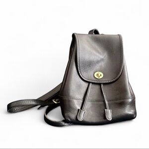 Coach Black Leather Bag